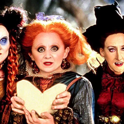 Prompt: hocus pocus movie still frame