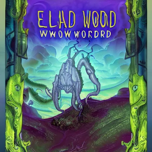 Prompt: eldritch alien world