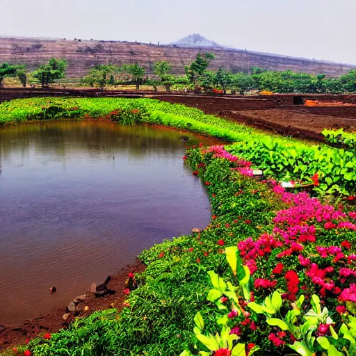 Image similar to a beautiful landscape in nashik near mumbai