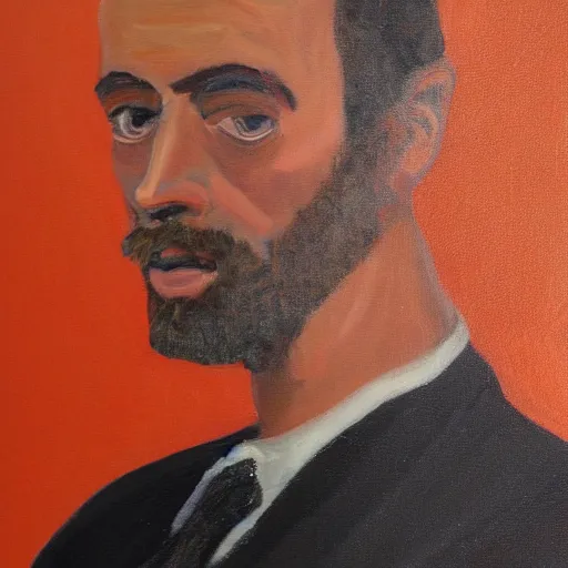 Prompt: painting of a man by Mark Smith