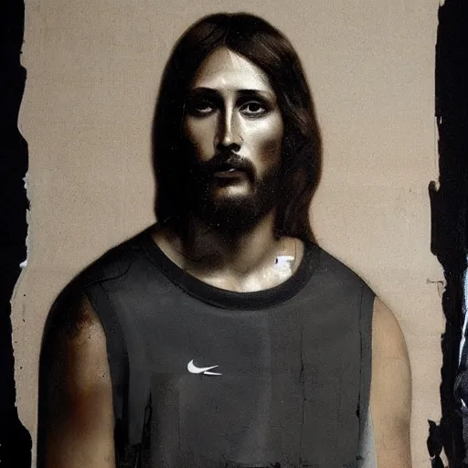 jesus in jerry lorenzo streetwear by nicola samori