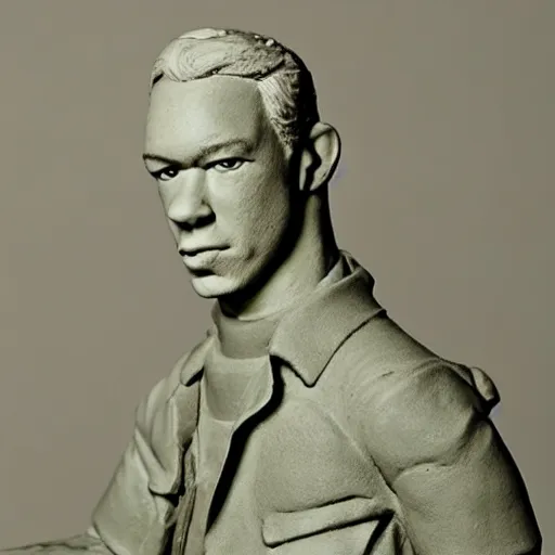 Image similar to diplo made of clay, claymation