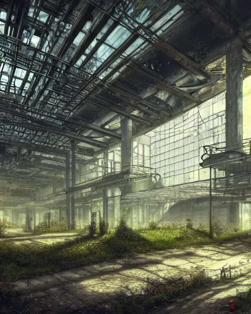 Image similar to a beautiful photorealistic illustration of unknown backroom level industrial architecture unfinished building nature city architecture urbex building by albrecht durer, postcyberpunk futuristic magic realism nature gem otherworldly universe, archdaily, wallpaper, highly detailed, trending on artstation.