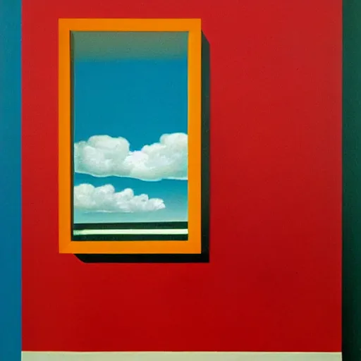 Image similar to artwork by renee magritte