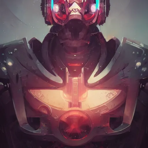 Image similar to portrait of a cybernetic samurai, cyberpunk concept art by pete mohrbacher and artgerm and wlop and greg rutkowski and deathburger, digital art, highly detailed, intricate, sci-fi, sharp focus, Trending on Artstation HQ, deviantart, unreal engine 5, 4K UHD image