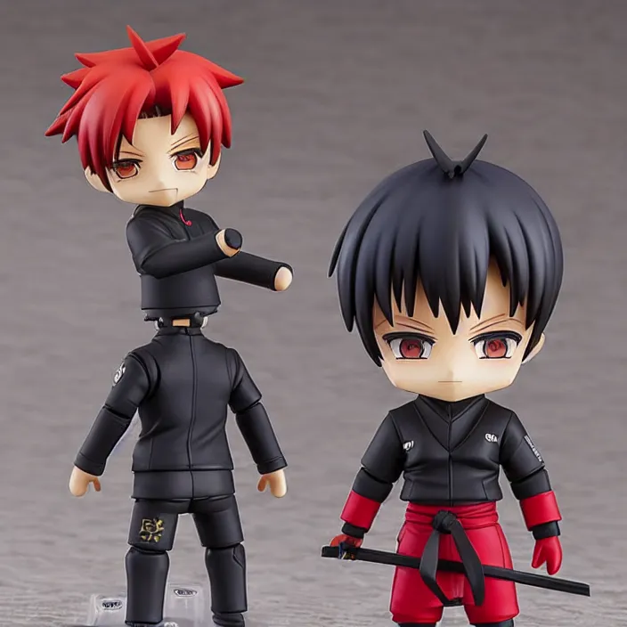 Prompt: rubius, an anime nendoroid of jujutsu kaisen, figurine, detailed product photo