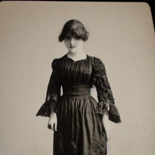 Prompt: height 1920 old photo of beautiful victorian girl, 8k, high quality -n 3 -i