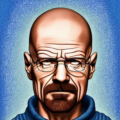 Prompt: Walter White , accurate anatomy, highly detailed, digital art, centered, portrait