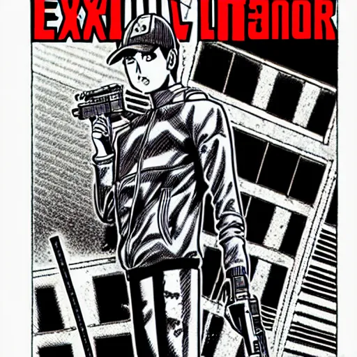 Image similar to the exterminator movie manga by junji ito