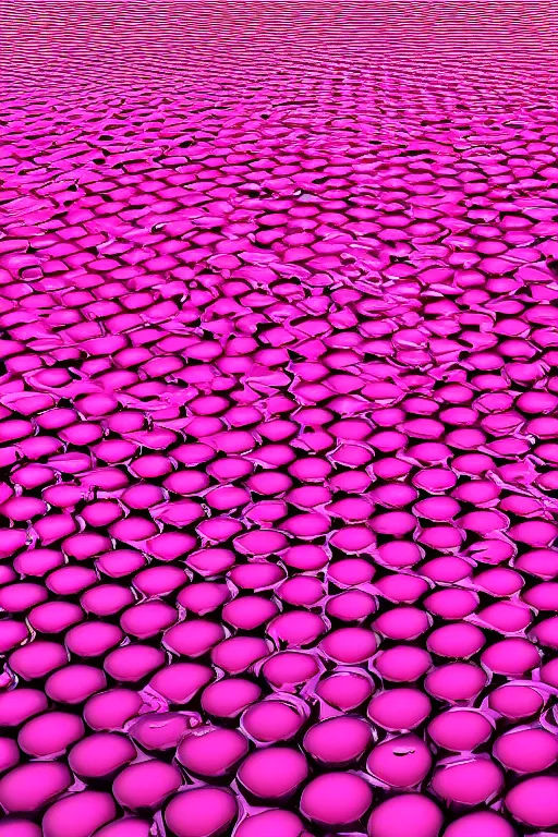 Image similar to Factory Conveyor Belt of pink liquid, photorealistic, ultra detailed, 4k