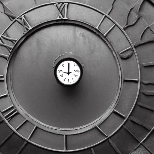 Image similar to clock underwater, award winning black and white photography, high contrast, high definition