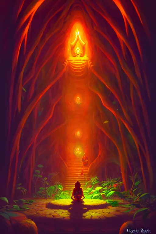 Image similar to The Ayahuasca Spirit, by Andreas Rocha