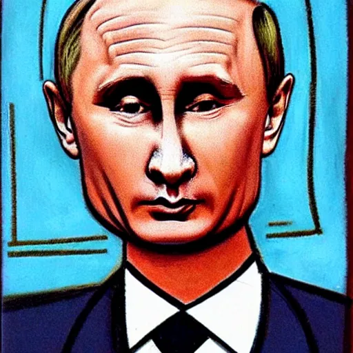 Prompt: Putin by Picasso