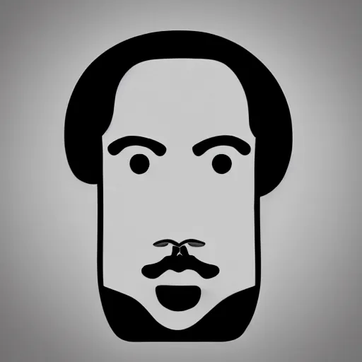 Image similar to monochrome head portrait of drake wearing a black suit and a monocle with a serious expression on his face, black background, 8 k, very intricate, very detailed,