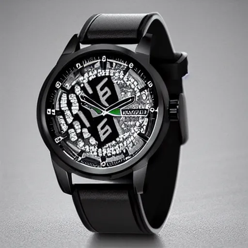 Image similar to ultra futuristic binary watch