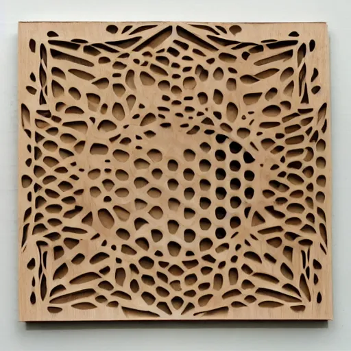 Image similar to layered lasercut wood