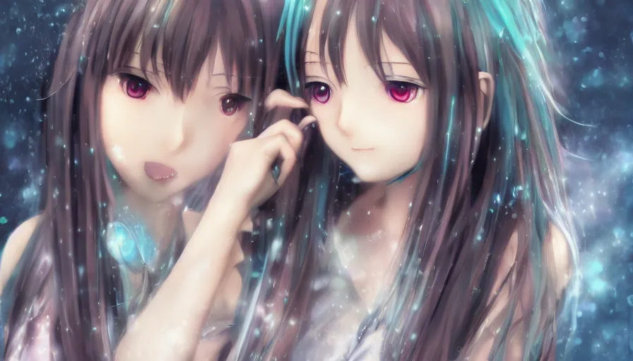 Cute Anime Girl Wallpaper Hyper Realistic and Intricate · Creative