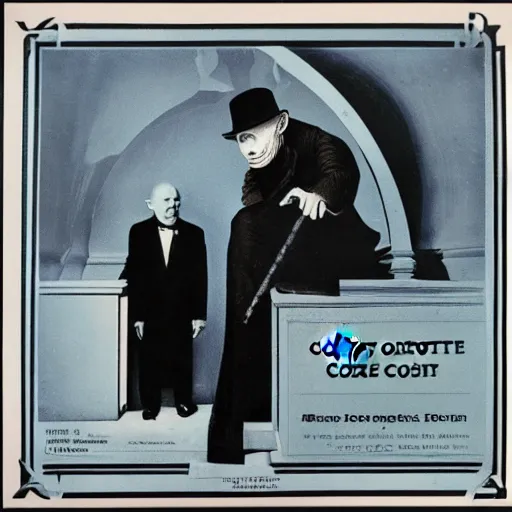 Image similar to count orlok blue note album cover