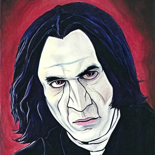 Image similar to severely distorted severus snape