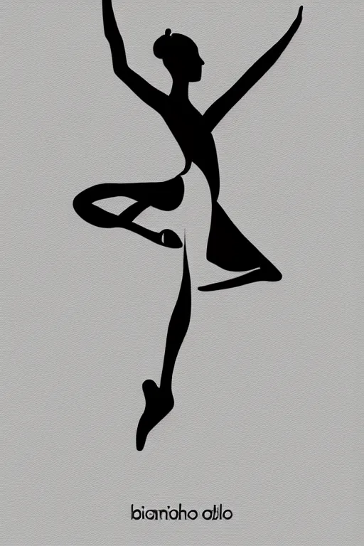 Prompt: minimalist boho style art of a ballet dancer, illustration, vector art