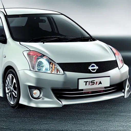 Image similar to a nissan tiida suzuki swift sport mix