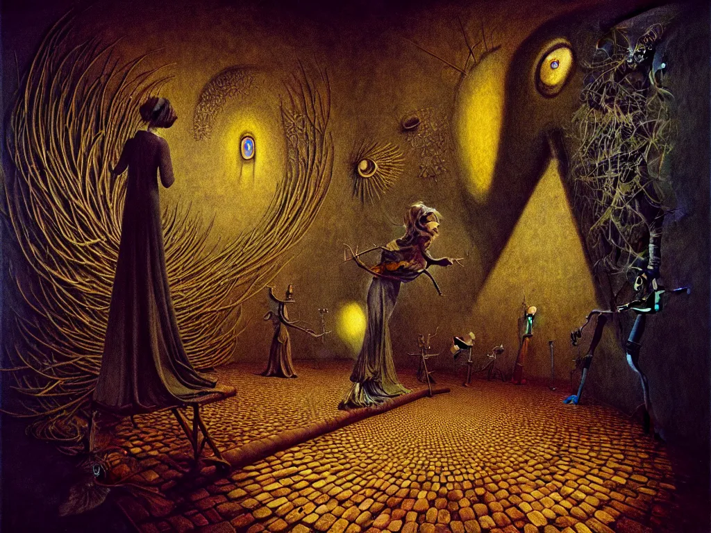 Image similar to highly detailed photo of consciousness, trending on deviantart, neo surrealism, sharp focus, 4 k, a lot of little details, octane, masterpiece, art by remedios varo