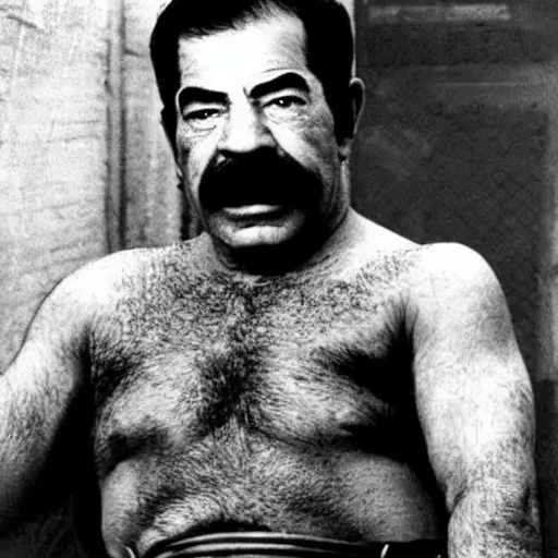 Image similar to saddam hussein as a mexican luchador