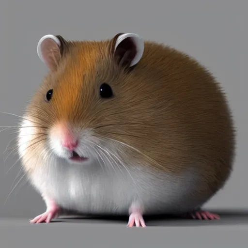 Prompt: Hamster as 3d Cartoon