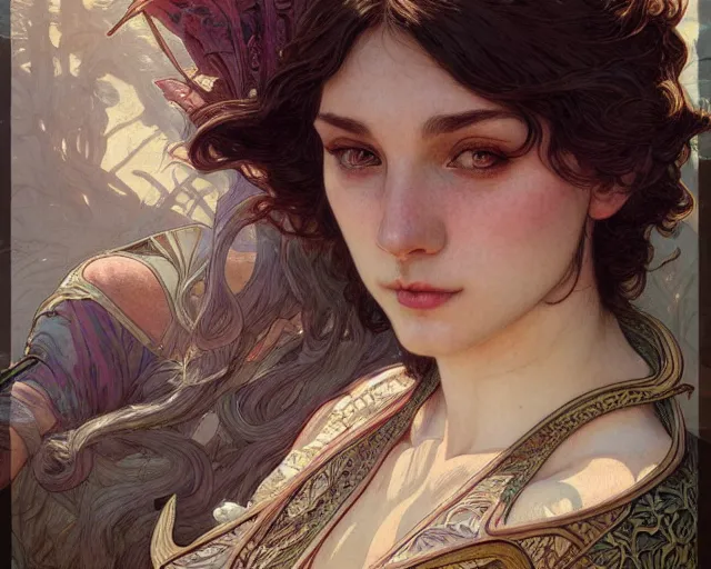 Prompt: photography of louis rhead, deep focus, d & d, fantasy, intricate, elegant, highly detailed, digital painting, artstation, concept art, matte, sharp focus, illustration, hearthstone, art by artgerm and greg rutkowski and alphonse mucha