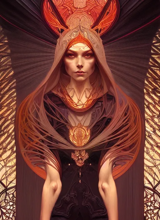 Prompt: symmetry!! portrait of demon, intricate, elegant, highly detailed, digital painting, artstation, concept art, smooth, sharp focus, illustration, art by artgerm and greg rutkowski and alphonse mucha