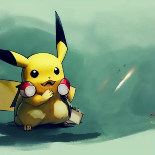 Prompt: concept art of pikachu like fish, highly detailed painting by dustin nguyen, akihiko yoshida, greg tocchini, greg rutkowski, cliff chiang, 4 k resolution, trending on artstation, 8 k