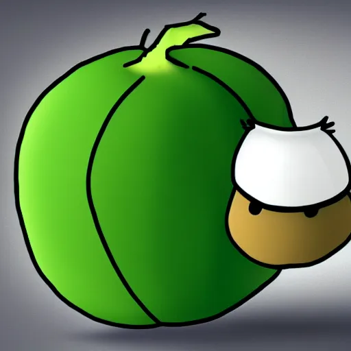 Image similar to a depressed onion cutting itself, in various animation styles