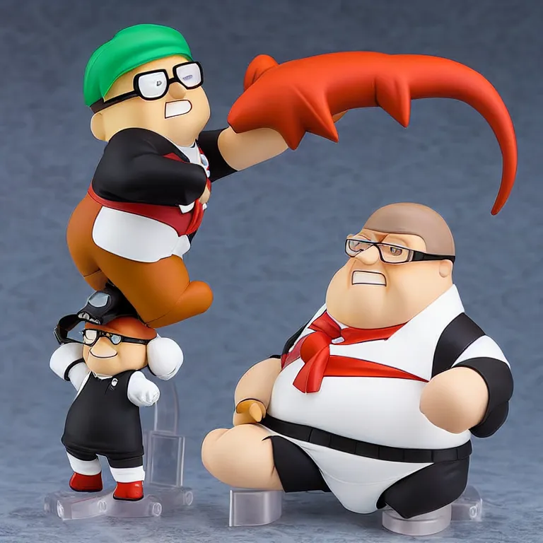 Image similar to peter griffin, an anime nendoroid of peter griffin, figurine, detailed product photo