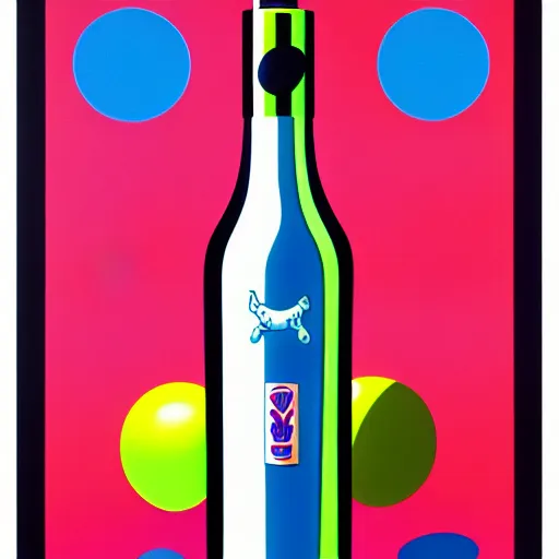 Image similar to vodka bottle by shusei nagaoka, kaws, david rudnick, airbrush on canvas, pastell colours, cell shaded, 8 k