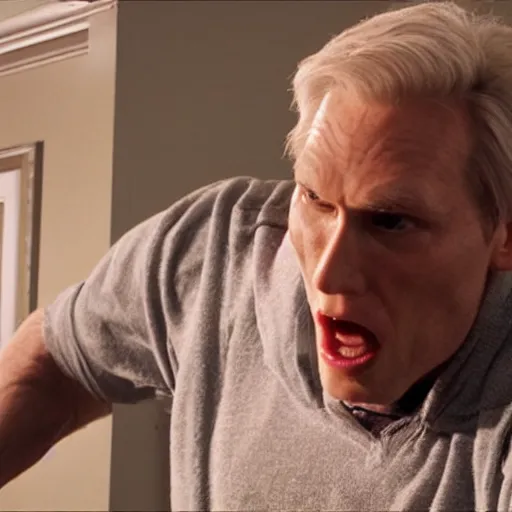 Image similar to Live Action Still of Jerma in Poltergeist, real life, hyperrealistic, ultra realistic, realistic, highly detailed, epic, HD quality, 8k resolution, body and headshot, film still