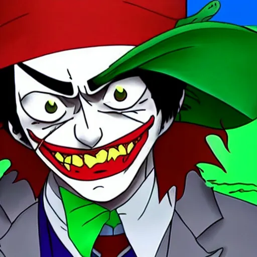 Image similar to Luffy as The Joker