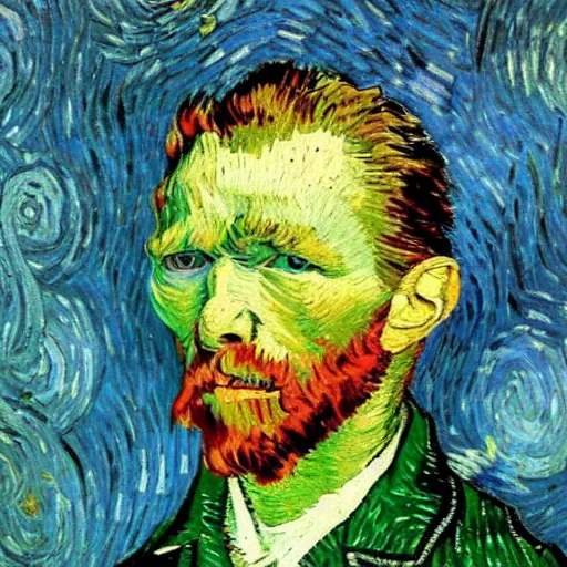 Prompt: A mathematician. Van Gogh style. Highly realistic. Highly detailed. High resolution. Dramatic. 8k