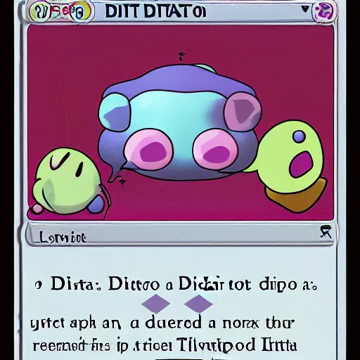 Image similar to a mixture between ditto and ditto, double ditto pokemon hybrid, ditto and ditto