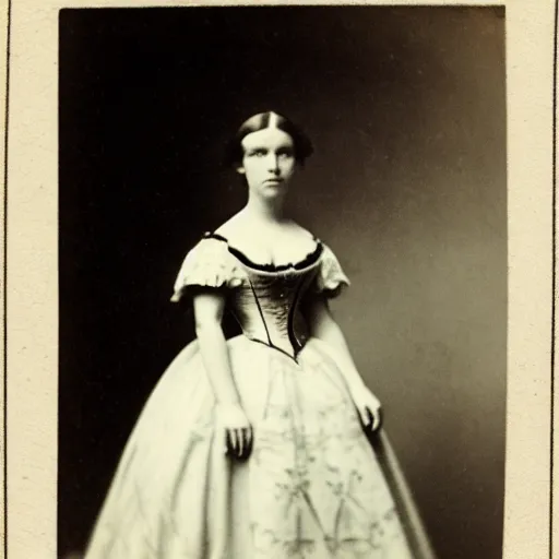 Image similar to a german young adult princess, circa 1 8 5 8