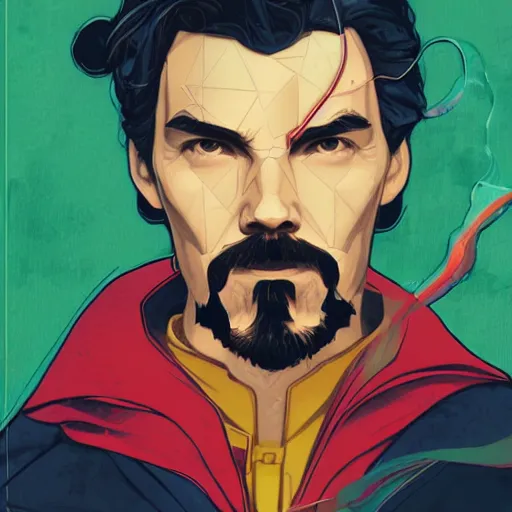 Image similar to Doctor Strange profile picture by Sachin Teng, asymmetrical, Organic Painting , Matte Painting, geometric shapes, hard edges, graffiti, street art:2 by Sachin Teng:4