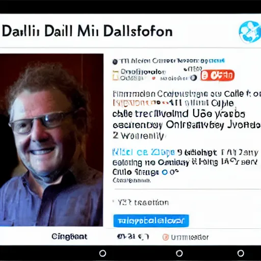 Prompt: a twitter post showing dalle mini craiyon results