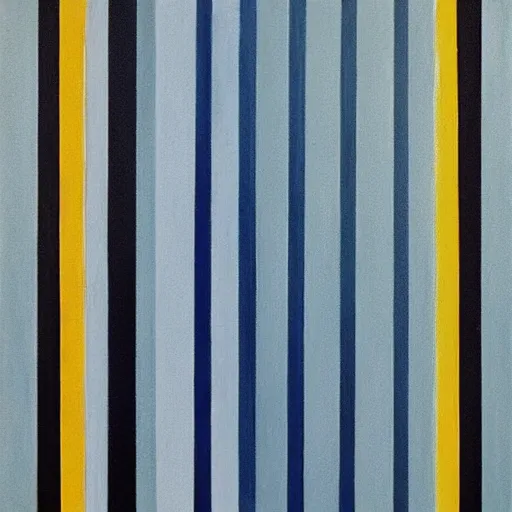 Image similar to In this performance art, the artist has used a simple palette of colors to create a feeling of calm and serenity. The soft hues of blue and green are reminiscent of a cloudy sky, while the orange and yellow suggest the warm glow of the sun. The vertical stripes of color are divided by thin lines of black, which give the impression of deep space. The overall effect is one of peacefulness and balance. by Pierre Bonnard ornamented