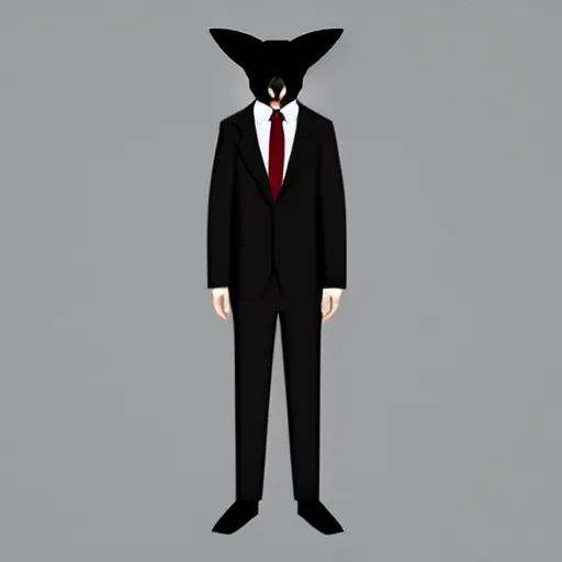 Prompt: spy kangaroo, in a strict suit, avatar image, digital art, minimalism