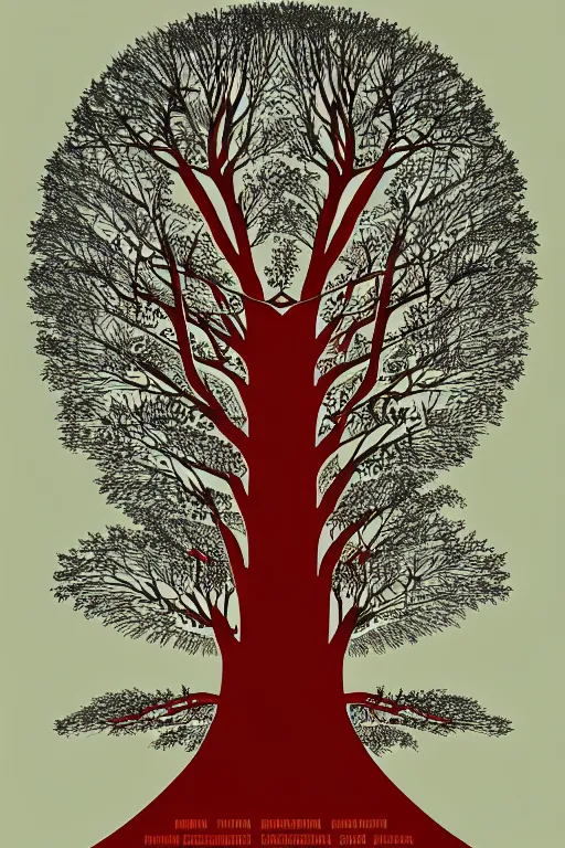 Prompt: a tree, soviet propaganda, intricate, elegant, highly detailed, smooth, sharp focus, artstation