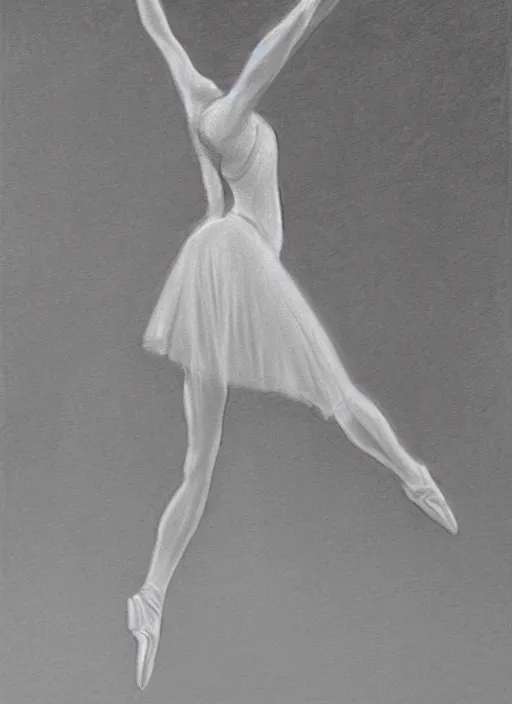 Image similar to gorgeous graceful graphite gesture drawing of a ballerina dancing through time and space, highly detailed, smooth, focus