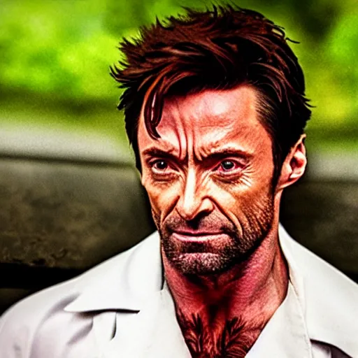 Image similar to Hugh Jackman as Butcher