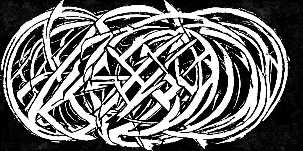 Prompt: death metal logo for the band subsume