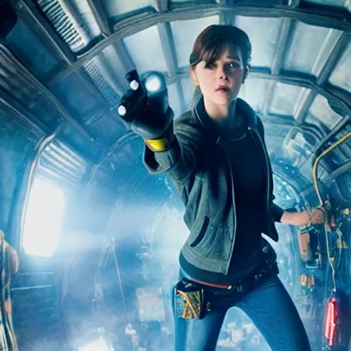 Image similar to film still of mary elizabeth winstead in ready player one 2 ( 2 0 2 4 )