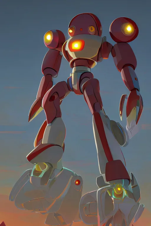 Image similar to metabots medabots medarotto medarot robot minimalist comics, behance hd by jesper ejsing, by rhads, makoto shinkai and lois van baarle, ilya kuvshinov, rossdraws global illumination ray tracing hdr radiating a glowing aura