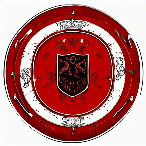 Image similar to the sigil glows red on a dark surface